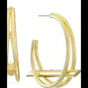 Alfani New Bar Split Open Hoop Earrings